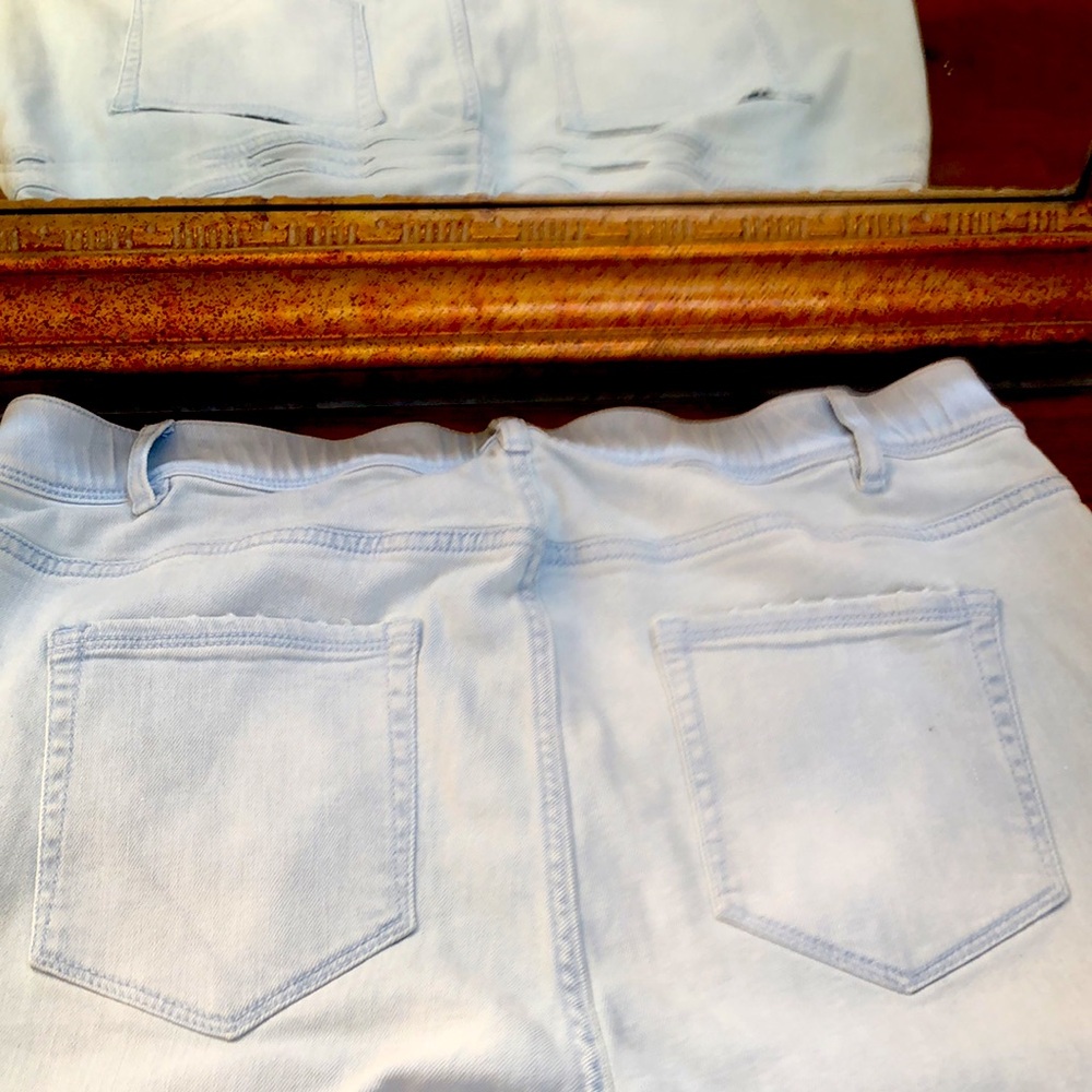 New J. Jill denim women’s high rise cropped jeans.  Size 16. - Picture 10 of 14